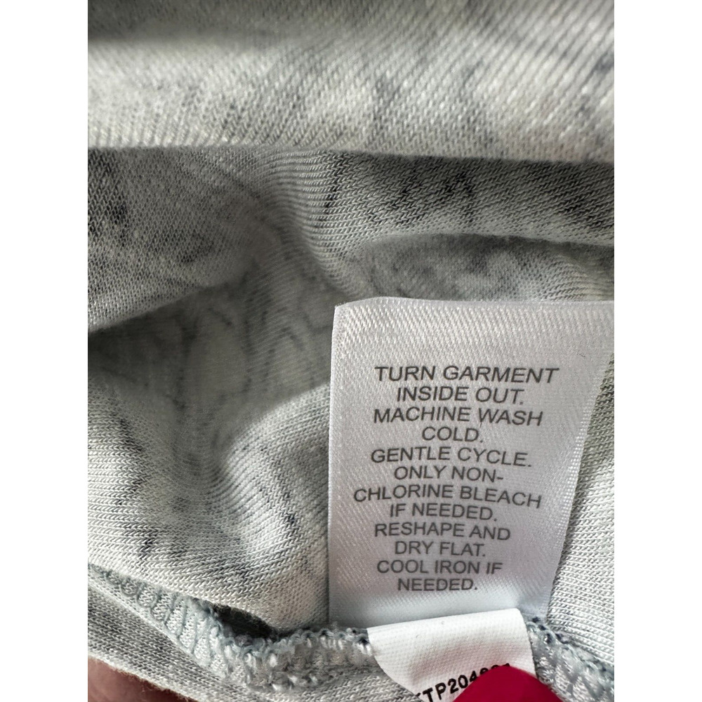 J.Jill Size XL Long Sleeve w/ stretch Blue Floral Print Knit Blouse - Picture 8 of 8